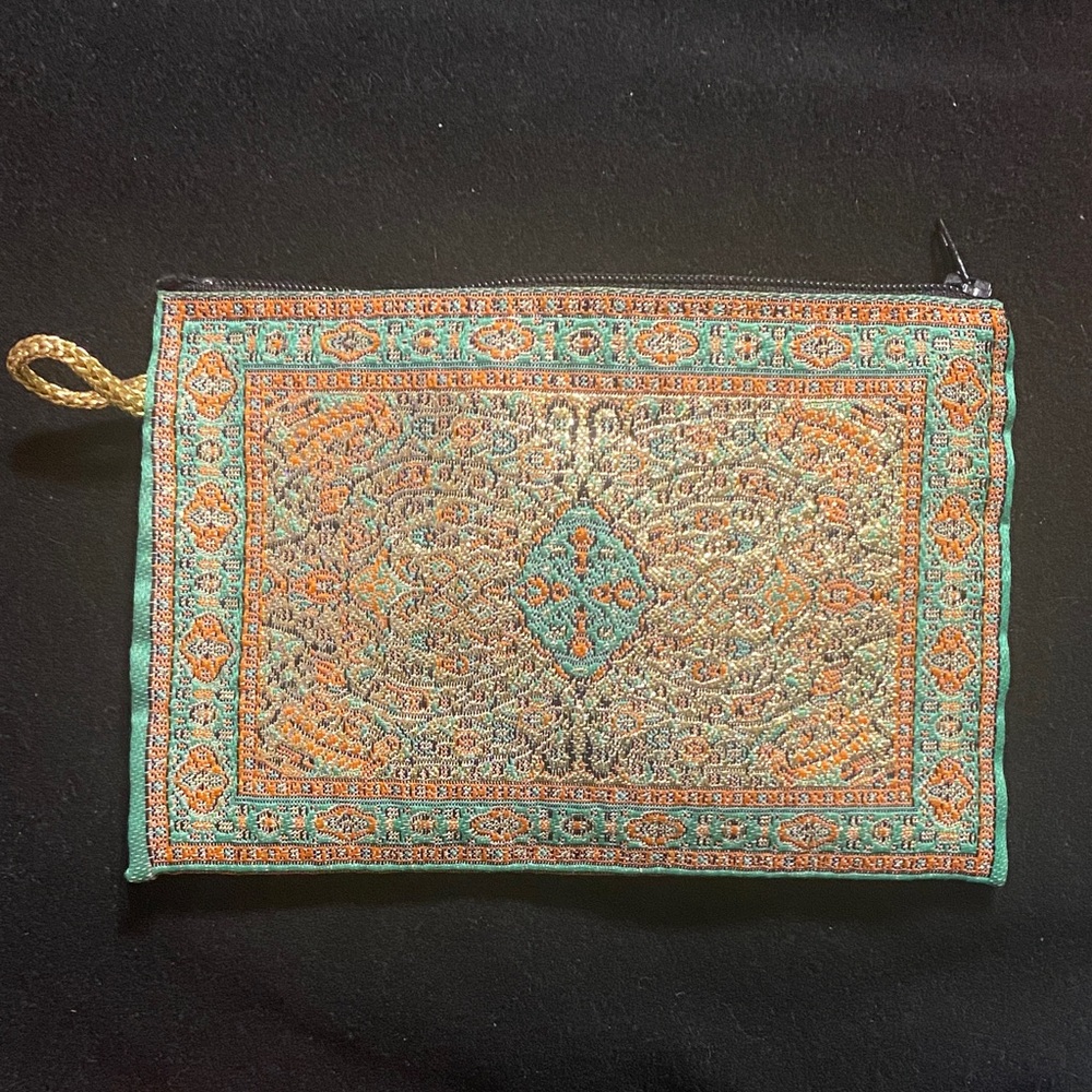 Turkish Rug Inspired Coin Purse